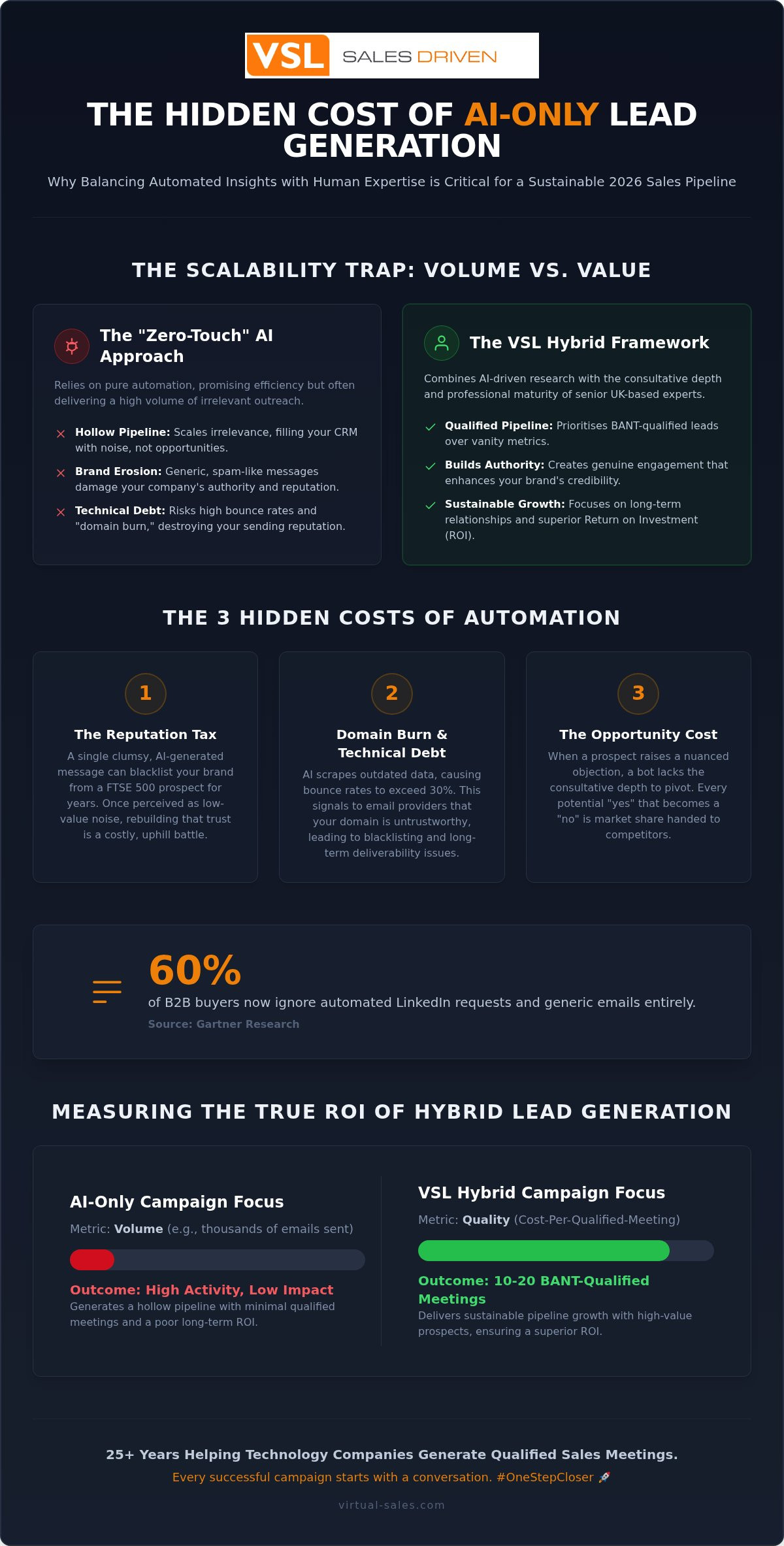 The Real Cost of AI-Only B2B Lead Generation